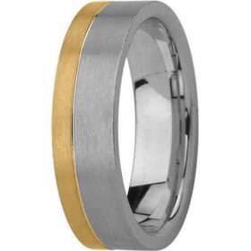 Aurodesign 8652-B65 bicolour trouwring