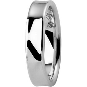 Aurodesign 8682-W50 witgouden trouwring