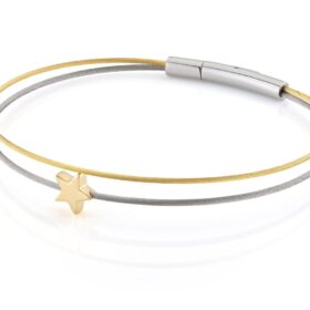 Clic Thinking-of-you-armband sterretje goud