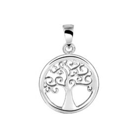 13.23652 zilveren hanger levensboom