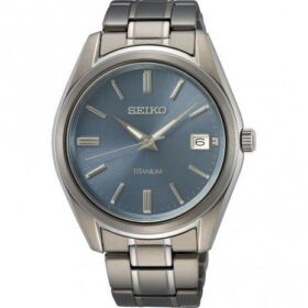 Seiko SUR371P1 herenhorloge Titanium