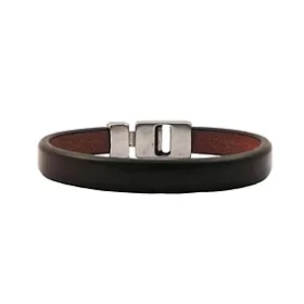 armband 24458 bruin leer