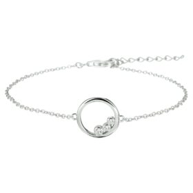 13.24968 zilver armband met zirconia