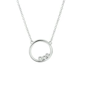 13.24969 zilver collier met hanger