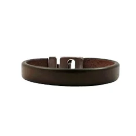 armband 24344 bruin leer