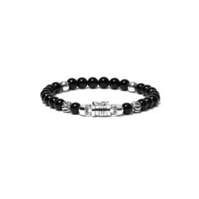 189ON-E spirit bead Buddha to Buddha Onyx zwart