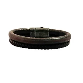 armband 092bruin leer