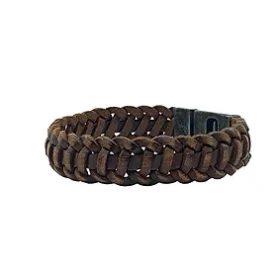 armband 24905 bruin leer