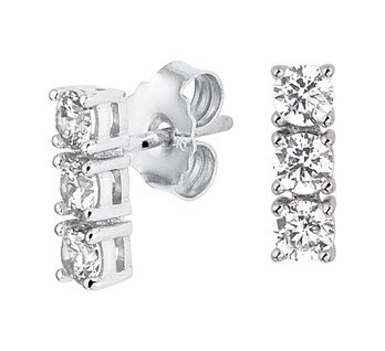 13.27084 zilveren zirkonia oorknoppen